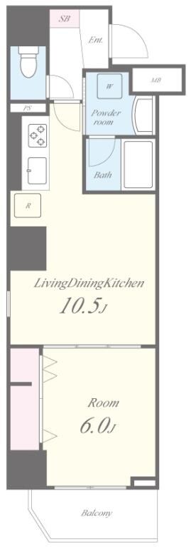 MEIN SCHLOSS亀戸の物件間取画像