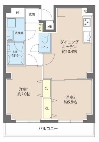 レオーネ秋葉原の物件間取画像