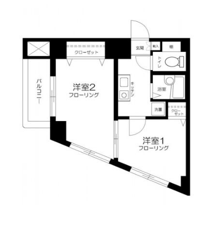 東向島駅 徒歩6分 2階の物件間取画像