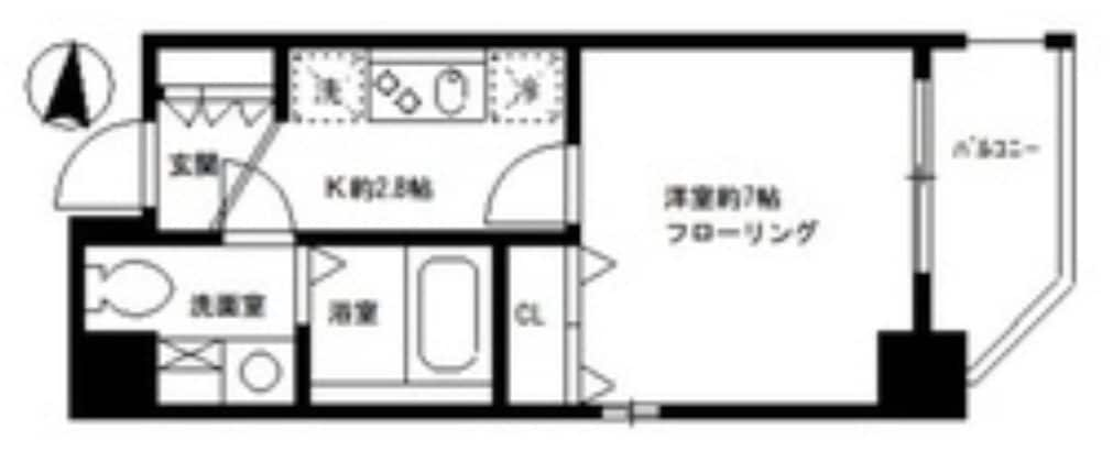 ＳＫガーデン亀戸の物件間取画像