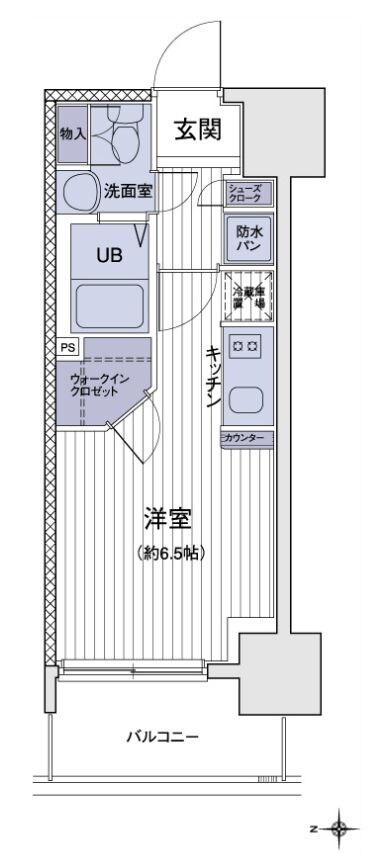 エスティメゾン大島の物件間取画像