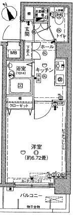 京急蒲田駅 徒歩1分 4階の物件間取画像