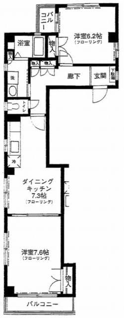 グリシーヌの物件間取画像