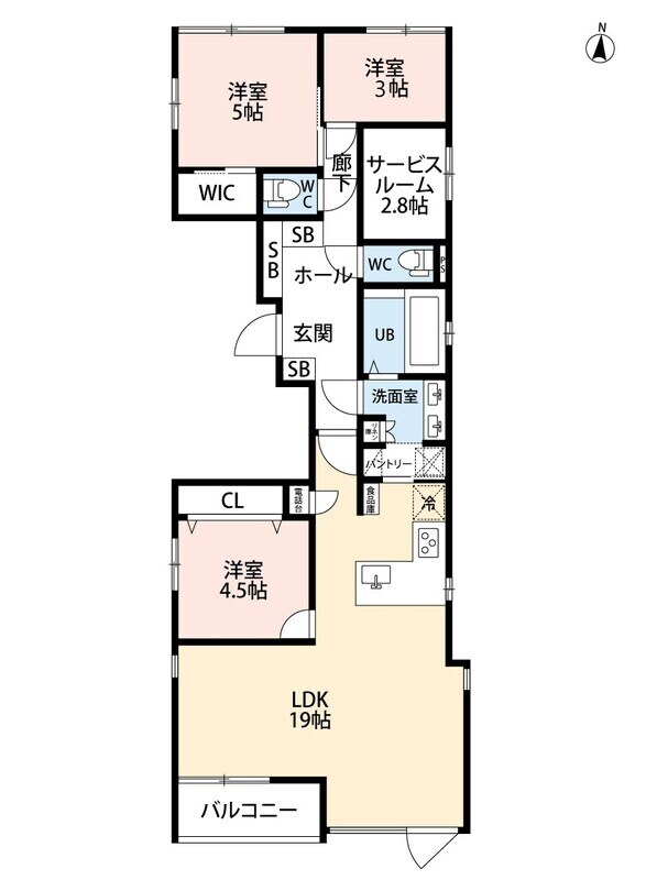 URNA SANDSの物件間取画像