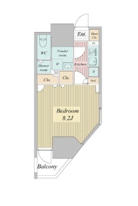 大島駅 徒歩3分 5階の物件間取画像