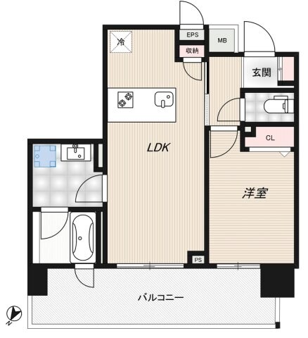 RIDGE豊洲の物件間取画像