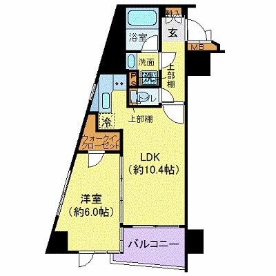 エステムプラザ市谷外濠公園の物件間取画像