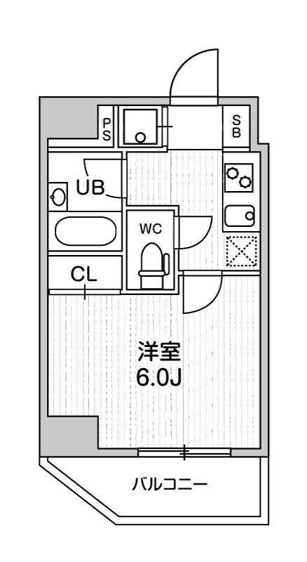 新橋駅 徒歩2分 9階の物件間取画像