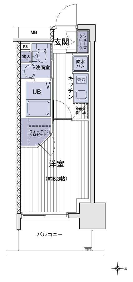 エスティメゾン大島の物件間取画像