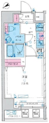 GENOVIA上野Ⅱskygardenの物件間取画像