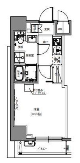 森下駅 徒歩8分 2階の物件間取画像