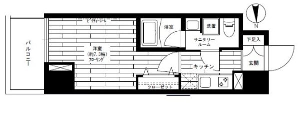 ステージグランデ秋葉原の物件間取画像