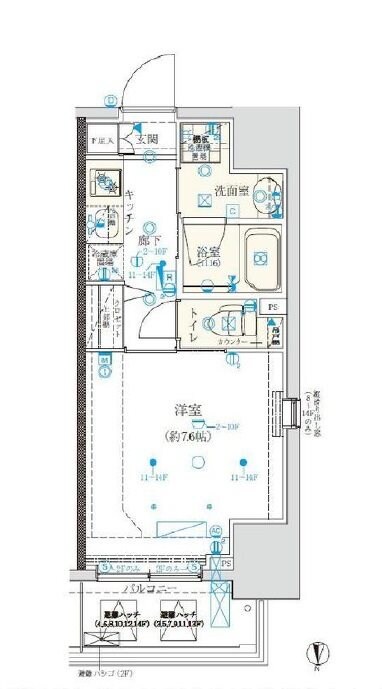 クレイシア門前仲町の物件間取画像