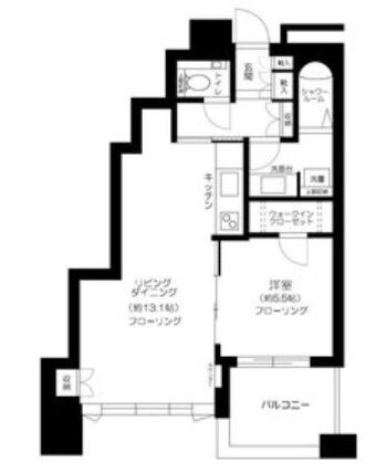 ドゥ・トゥールイーストタワーの物件間取画像