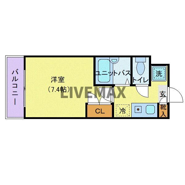 カレッジスクエア日野の物件間取画像