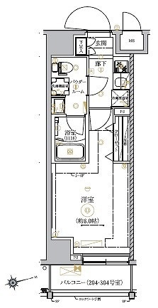 RELUXIA墨田八広の物件間取画像