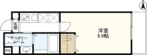 ウェルスクエア中野の物件間取画像