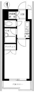 白金高輪駅 徒歩4分 4階の物件間取画像