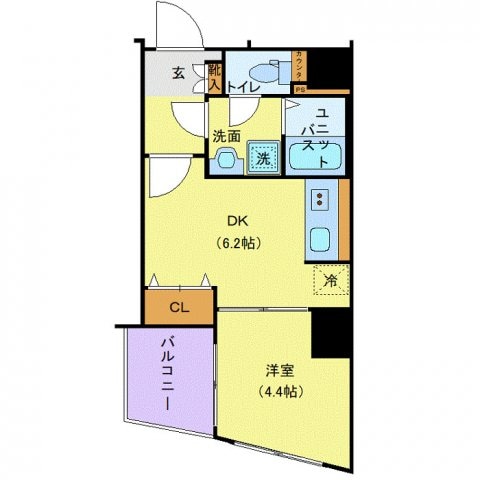 レピュア東向島の物件間取画像