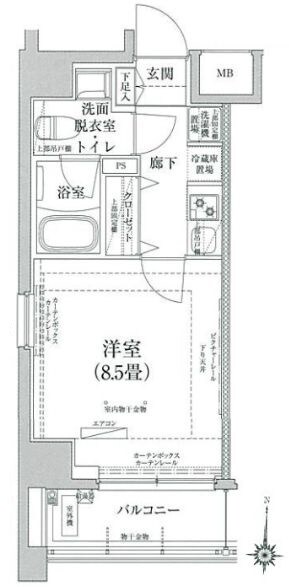 西大島駅 徒歩3分 8階の物件間取画像