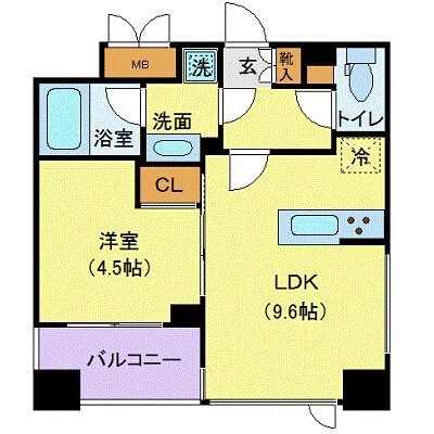 メゾンビスタ渋谷宇田川の物件間取画像