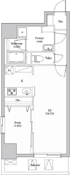 アーバンパーク日暮里の物件間取画像