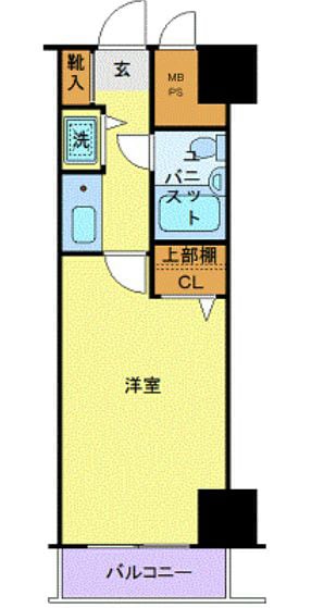 ルイシャトレ恵比寿の物件間取画像