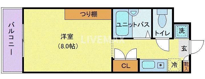 メゾンチェリーフィールドⅡの物件間取画像