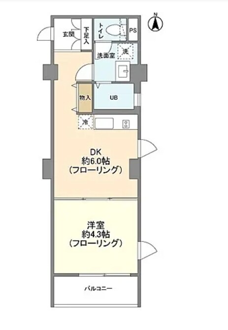 リバーレ九段南の物件間取画像