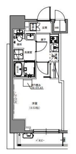 S-RESIDENCE両国緑の物件間取画像