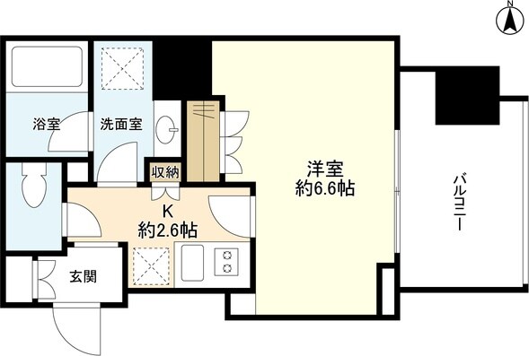 蒲田駅 徒歩7分 8階の物件間取画像