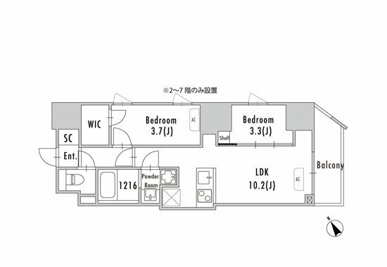GRAN　PASEO蔵前Ⅱの物件間取画像