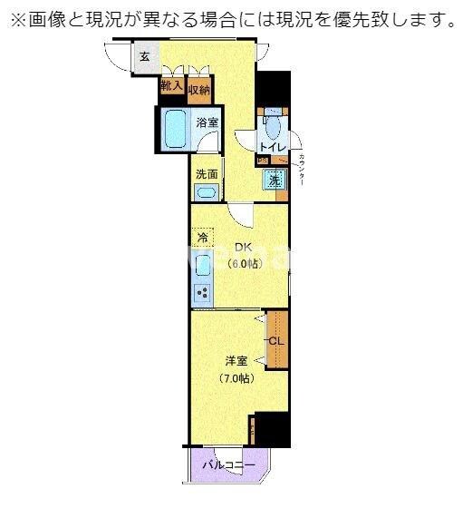 ジェノヴィア御徒町スカイガーデンの物件間取画像