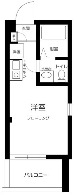 ポールフラッグ木場の物件間取画像