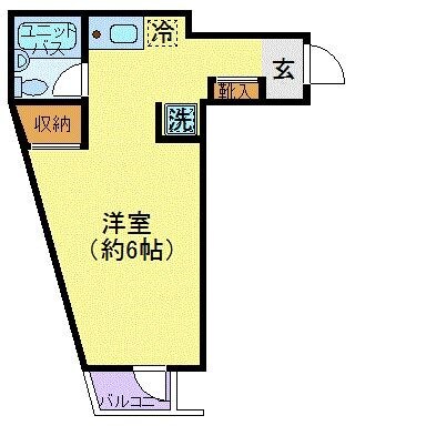 スカイコート大宮第2の物件間取画像