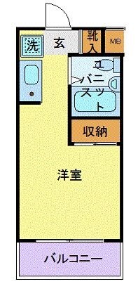 スカイコート後楽園第3の物件間取画像