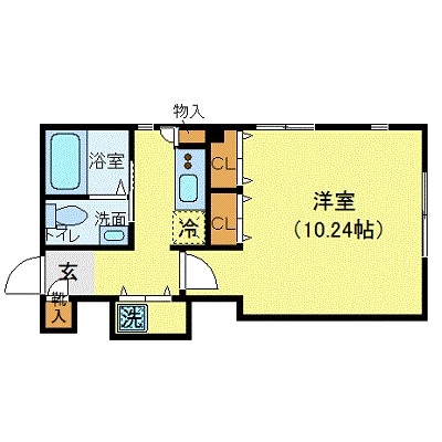 MODULOR赤坂の物件間取画像