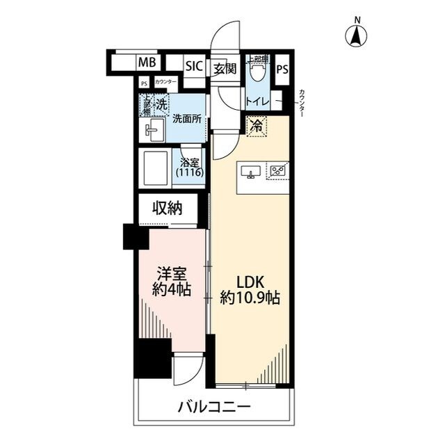 プレール・ドゥーク亀戸Ⅵの物件間取画像