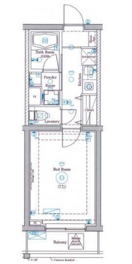 京成曳舟駅 徒歩6分 2階の物件間取画像