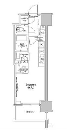 ザ・パークハビオ元浅草プレイスの物件間取画像