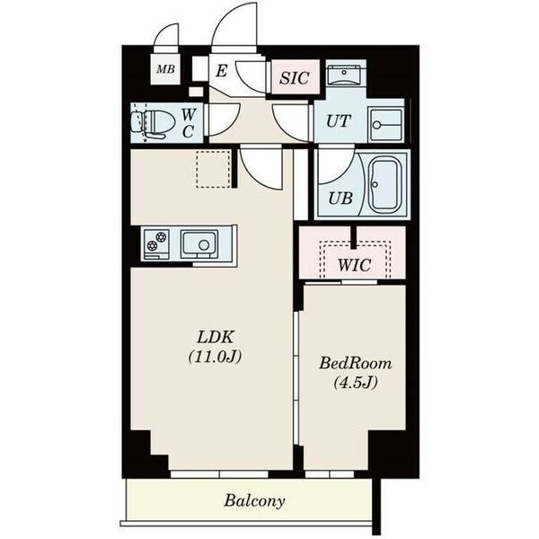 S-RESIDENCE錦糸町Southの物件間取画像