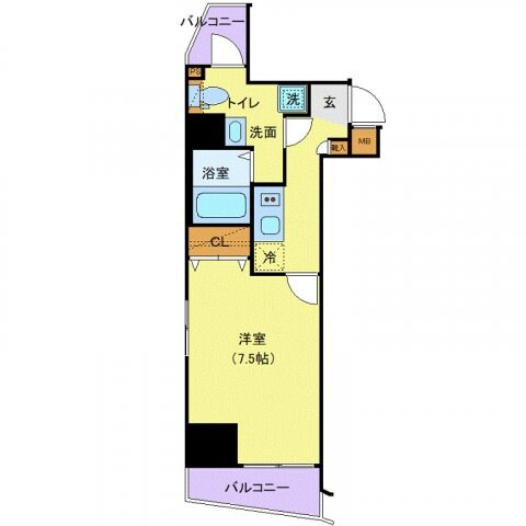 REALIZE新宿の物件間取画像