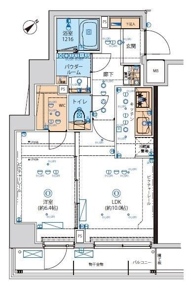 リヴシティ向島参番館の物件間取画像