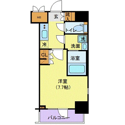 プレスタイル菊川の物件間取画像