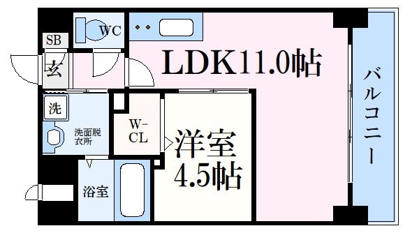 グレンパーク兵庫駅前の物件間取画像