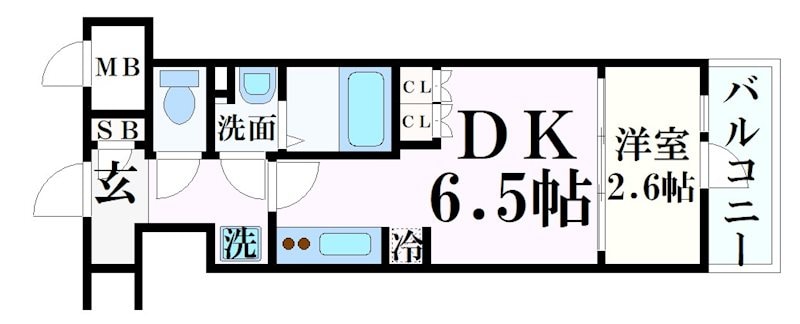 神戸元町Noahの物件間取画像