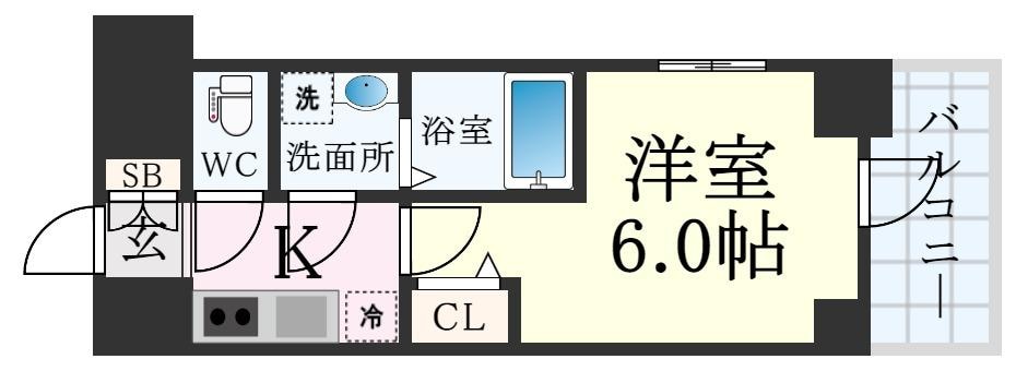 エスリード神戸ハーバークロスの物件間取画像