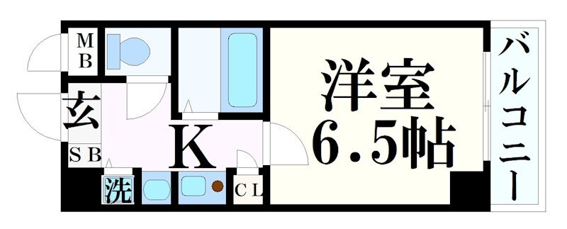 ロイヤルヒル神戸三ノ宮Ⅱの物件間取画像