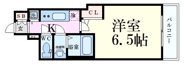 ファーストフィオーレ神戸駅前の物件間取画像