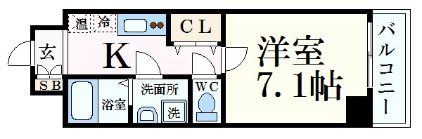 キャピタルアイ姫路の物件間取画像